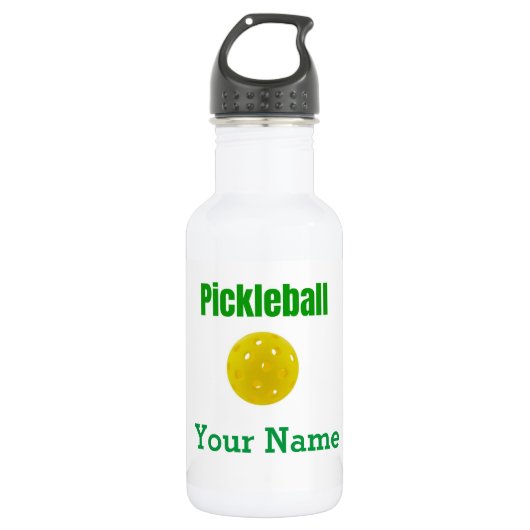 Pickleball Persoonlijke waterfles Waterfles (Voorkant)