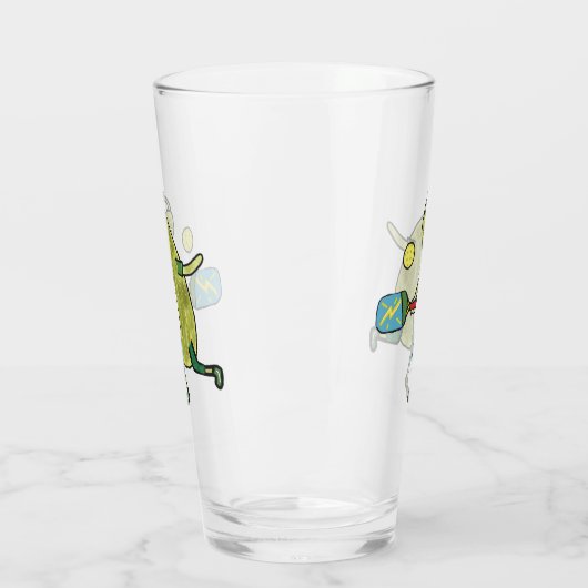 Pickleball Pickle Glas (Links)