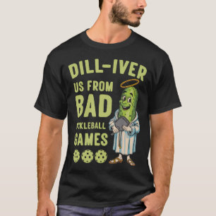 Pickleball Pickle Jezus Citaat Christelijke Pickle T-shirt