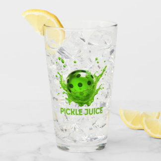 Pickleball "Pickle Juice" glas