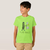 Pickleball Pickle Play Ball TShirt pour garçons (Devant entier)