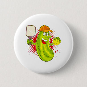 Pickleball Pickle Player Ronde Button 5,7 Cm