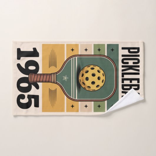 Pickleball Pickleball 1965 Paddle Graphic Handdoek (Handdoek)