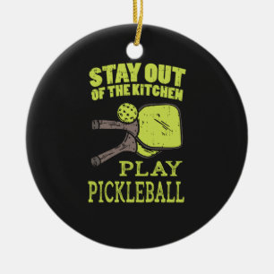 Pickleball Pickleball Paddles Keramisch Ornament