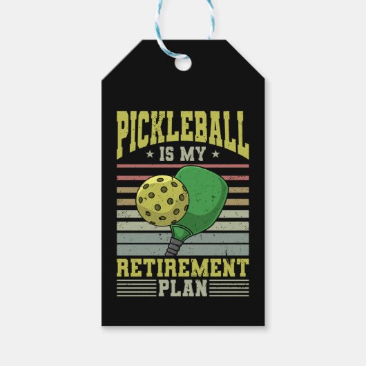 Pickleball - Pickleball Retirement Cadeaulabel (Voorkant)