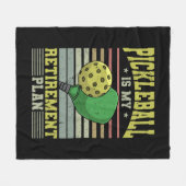 Pickleball - Pickleball Retirement Fleece Deken (Voorkant (Horizontaal))