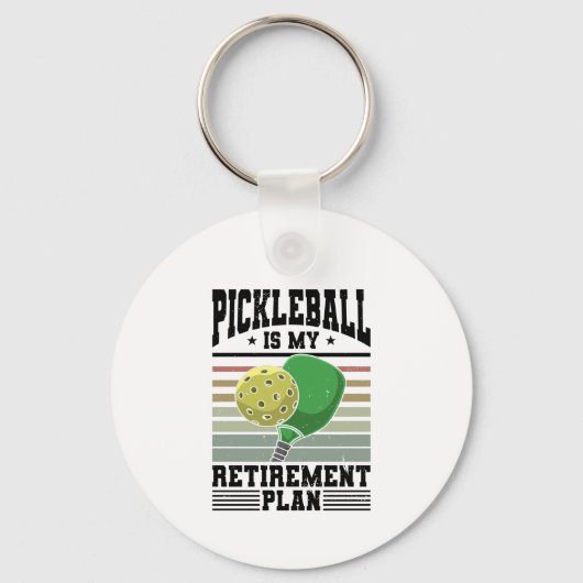 Pickleball - Pickleball Retirement Sleutelhanger (Voorkant)