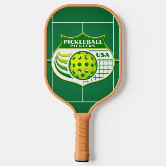 pickleball picklers pickleball paddle (Achterkant)