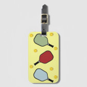 Pickleball Player-Bagagelabel Bagagelabel (Voorkant (verticaal))