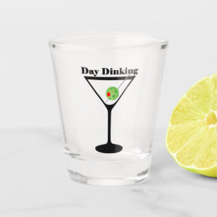 Pickleball Player Day Dinking Shot Glas