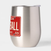 Pickleball Player Fan Retro Florida License Plate (Gauche)