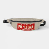 Pickleball Player Fan Retro Florida License Plate (Recto)