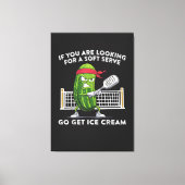 Pickleball Player Funny Canvas Afdruk (Voorkant)