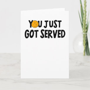 Pickleball Player Hobby Pickleball Gezegde Funny Kaart