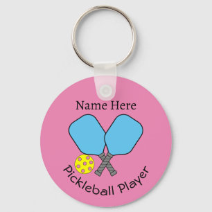 Pickleball Player Key Ring Sleutelhanger