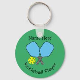 Pickleball Player Key Ring Sleutelhanger