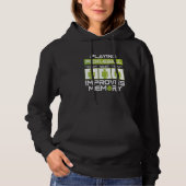 Pickleball Player Playing Pickleball Improves Memo Hoodie (Voorkant)