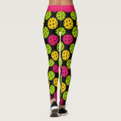 Pickleball polka dot leggings (Achterkant)