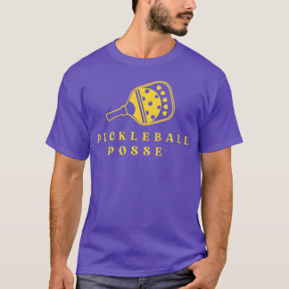 pickleball posse funny pickleball quote vintage t-shirt