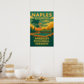 Pickleball Poster: Naples Florida Pickleball Poster (Keuken)