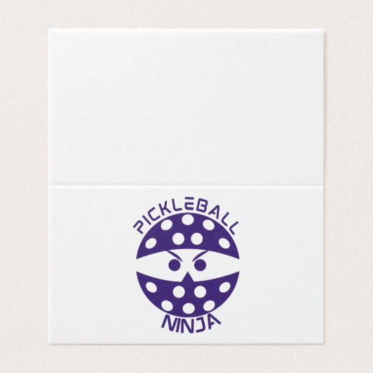 Pickleball pourpre Ninja (Outside Unfolded)
