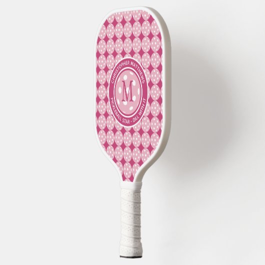 Pickleball Princess Custom Quote Name Initiaal Roz Pickleball Paddle (Links)
