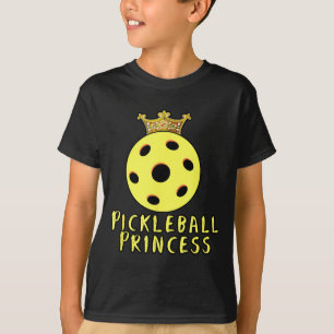 Pickleball-prinses schattige pickle-bal t-shirt