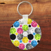 Pickleball Print Sleutelhanger (Voorkant)
