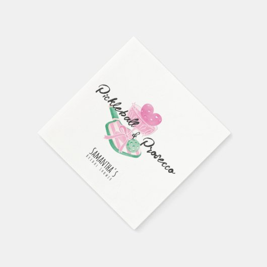 Pickleball & Prosecco Retro Bruidsfeest voor Koppe Servet (Hoek)
