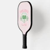 Pickleball Queen Aangepaste naam Monogram Paddle (Links)