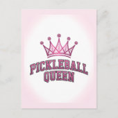 Pickleball Queen Briefkaart (Voorkant)