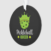 Pickleball Queen Funny Pickle Ball Queen Ornament (voorkant)