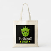 Pickleball Queen Funny Pickle Ball Queen Tote Bag (Achterkant)