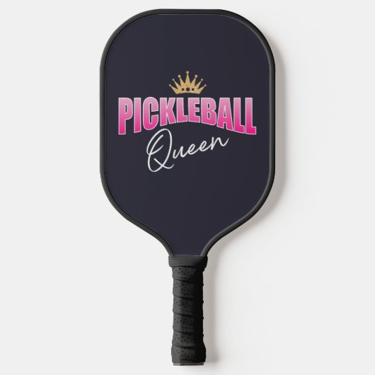 Pickleball Queen Gold Crown Paddle (Voorkant)