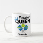 Pickleball Queen Pickleball Coffee Mok (Links)