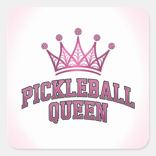 Pickleball Queen Sticker (Voorkant)