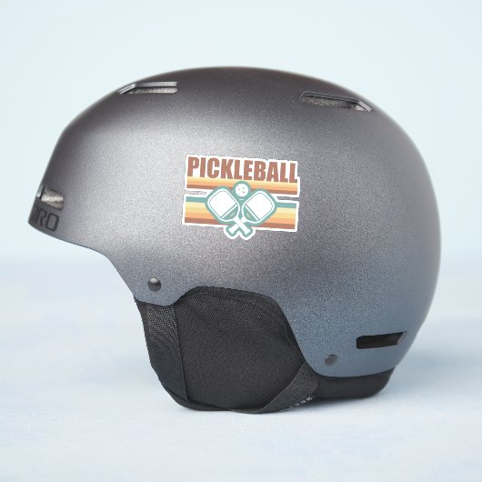 Pickleball Quote Sticker (Helm Zijkant)
