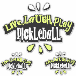Pickleball Quote Sticker
