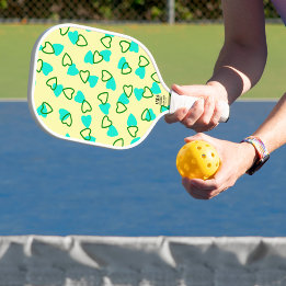 Pickleball Raquette de Pickle Ball à motif de cœur