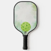 Pickleball Raquette de Pickle Ball verte (Verso)