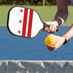 Pickleball Raquette de Pickleball, drapeau de Washington DC