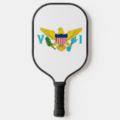 Pickleball Raquette de Pickleball, drapeau des Îles Vierges a (Verso)