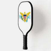 Pickleball Raquette de Pickleball, drapeau des Îles Vierges a (Gauche)