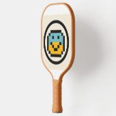Pickleball Raquette de tennis avec un imoji (Gauche)