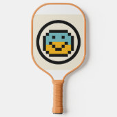 Pickleball Raquette de tennis avec un imoji (Verso)