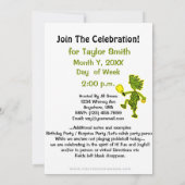 Pickleball Reli Ici Fête Invitation (Dos)