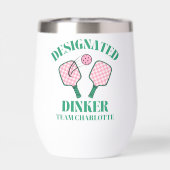 Pickleball rétro Dinker désigné Anniversaire (Arrière)