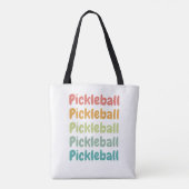 Pickleball Retro Pickleball Player Draagtas (Achterkant)