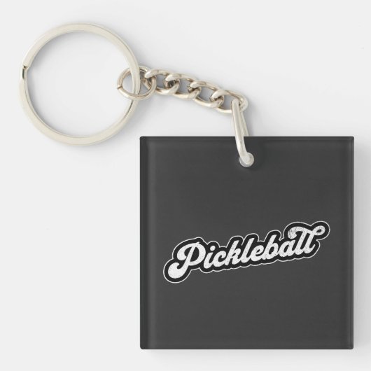 Pickleball Retro Sleutelhanger (voorkant)