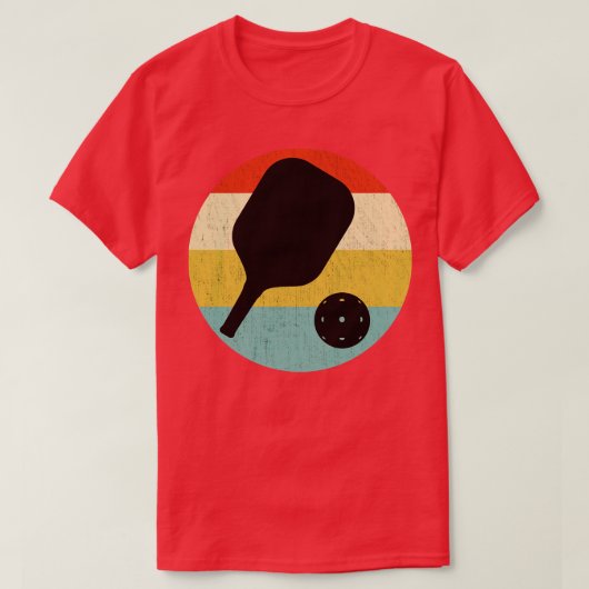 Pickleball Retro T-shirt (Design voorkant)